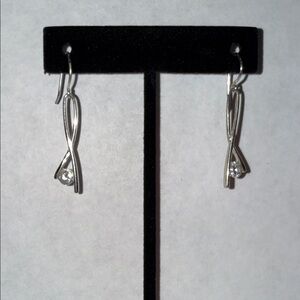 Elegant Silver Drop Earrings
